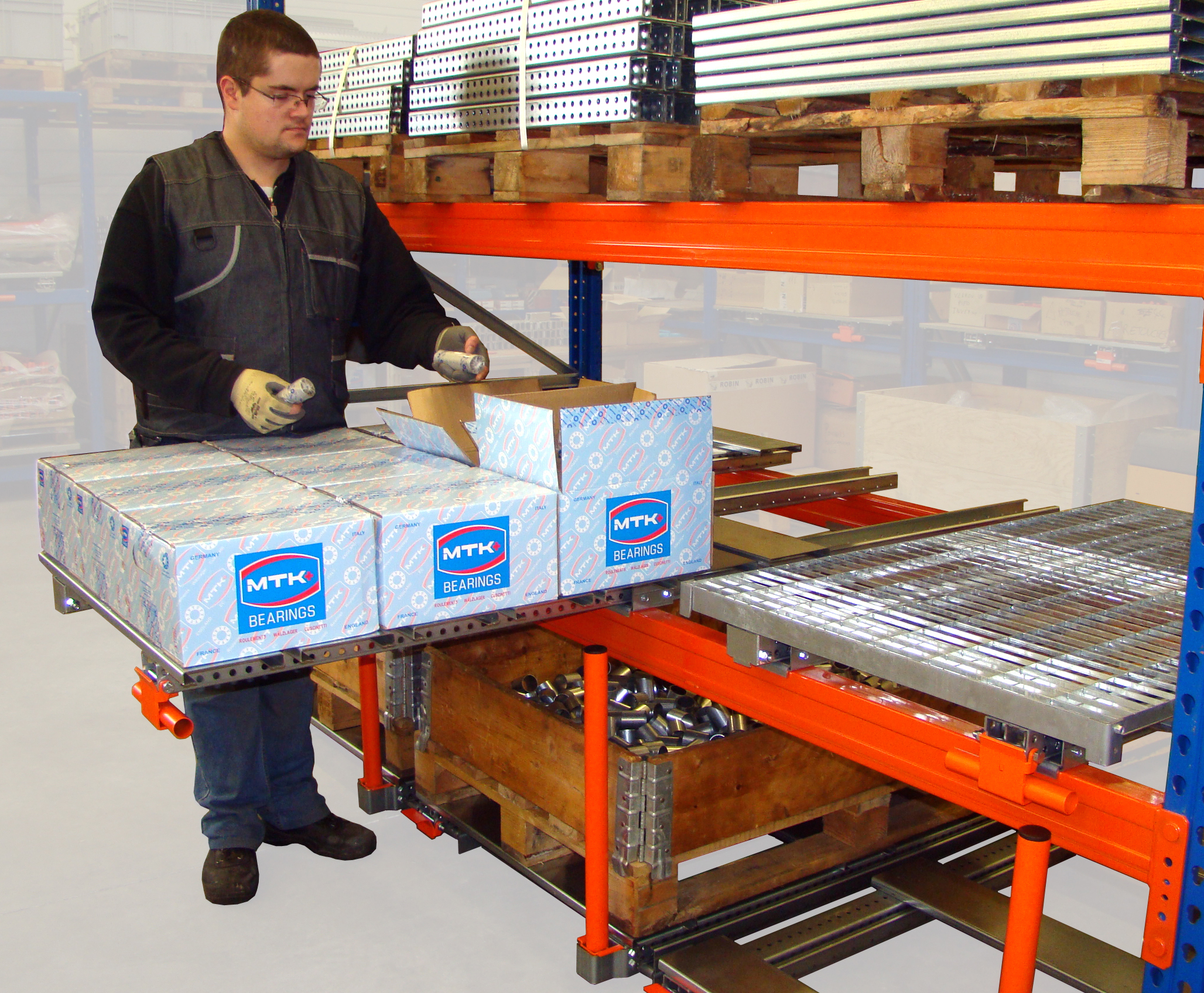 TIROIR DE STOCKAGE SUR LISSE